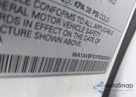 2023 Audi Q8 Premium 55 Tfsi Quattro Tiptronic z USA, uszkodzony, nr VIN WA1AVBF1XPD020920